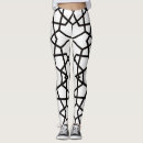 Search for black and white lines leggings Geometric