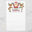 Search for santa claus stationery paper Reindeer