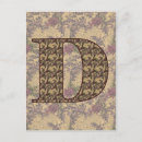 Search for d monogram postcards Initial