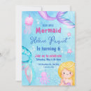 Search for watercolor mermaid invitations Octopus