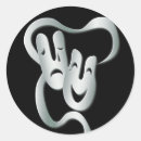 Search for comedy and tragedy stickers Mask