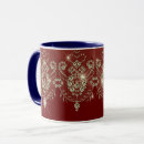 Search for burgundy red mugs Elegant