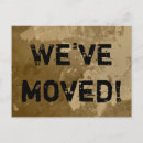 Search for cardboard box invitations Change of address