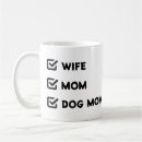 Search for simple dog mugs Black and white