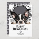 Search for boston christmas cards Boston terrier dog