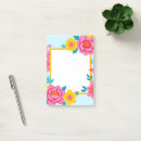 Search for flower frame post it notes Pink