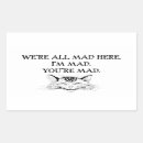 Search for mad cat stickers Alice in wonderland