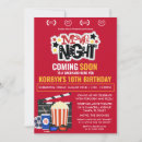 Search for boys movie night birthday invitations Film
