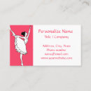 Search for dance class business cards Ballerina