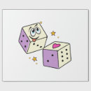 Search for dice wrapping paper Poker