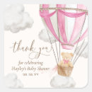 Search for hot pink baby shower stickers Teddy bear