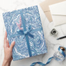 Search for blue paisley wrapping paper Vintage
