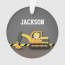 Search for construction vehicle christmas tree decorations Boys