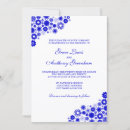 Search for royal blue floral wedding invitations Winter