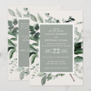 Search for navy blue and sage green wedding invitations Elegant