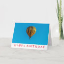 Search for hot air balloon birthday cards Flying