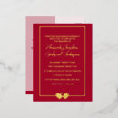 Search for ruby red wedding invitations Elegant