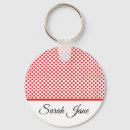 Search for red polka key rings Circle