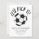 Search for black and white soccer invitations Kids