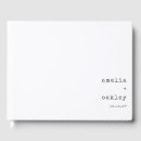 Search for retro wedding guest books Black and white