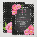 Search for black and white shower invitations Girl