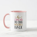 Search for i love you to the moon and back mugs Pink