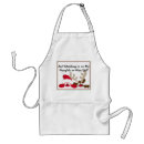 Search for naughty nice aprons Santa claus