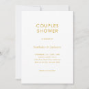 Search for white and gold bridal shower invitations Formal