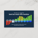 Search for audio engineer business cards Music studio