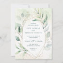 Search for geometric greenery wedding invitations Rustic