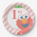 Search for elmo birthday plates Girly