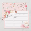 Search for bridal shower recipe cards Elegant