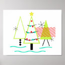 Search for mid century modern christmas art 1950s