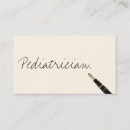 Search for infant business cards Paediatrician
