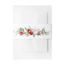 Search for christmas wedding invitation belly bands Traditional