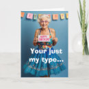 Search for funny old lady cards Over the hill