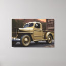 Search for vintage truck canvas prints Classic