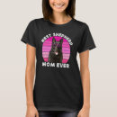 Search for german shepherd womens tshirts Black
