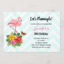 Search for pink flamingo invitations Hibiscus