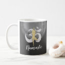 Search for namaste yoga mugs Om symbol