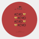 Search for xoxo gold stickers Red