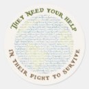 Search for endangered species stickers Animals