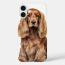 Search for cocker spaniel dog iphone cases Red