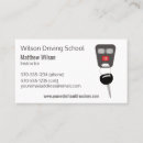 Search for driving teacher business cards White