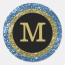 Search for glitter monogram stickers Glittery
