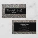Search for black and silver business cards Sparkle