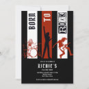 Search for guitar invitations Born two rock