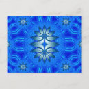 Search for floating flower postcards Blue