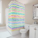 Search for bright colours shower curtains Stripes