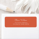 Search for contemporary return address labels Terracotta